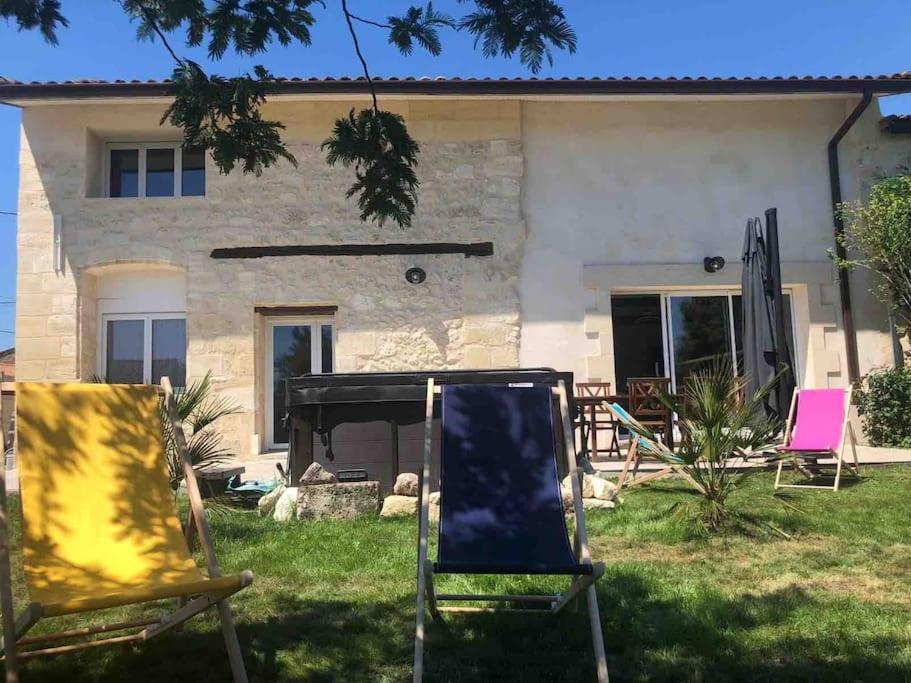 Gite Avec Spa Privatif A 500M De Margaux Soussans Extérieur photo