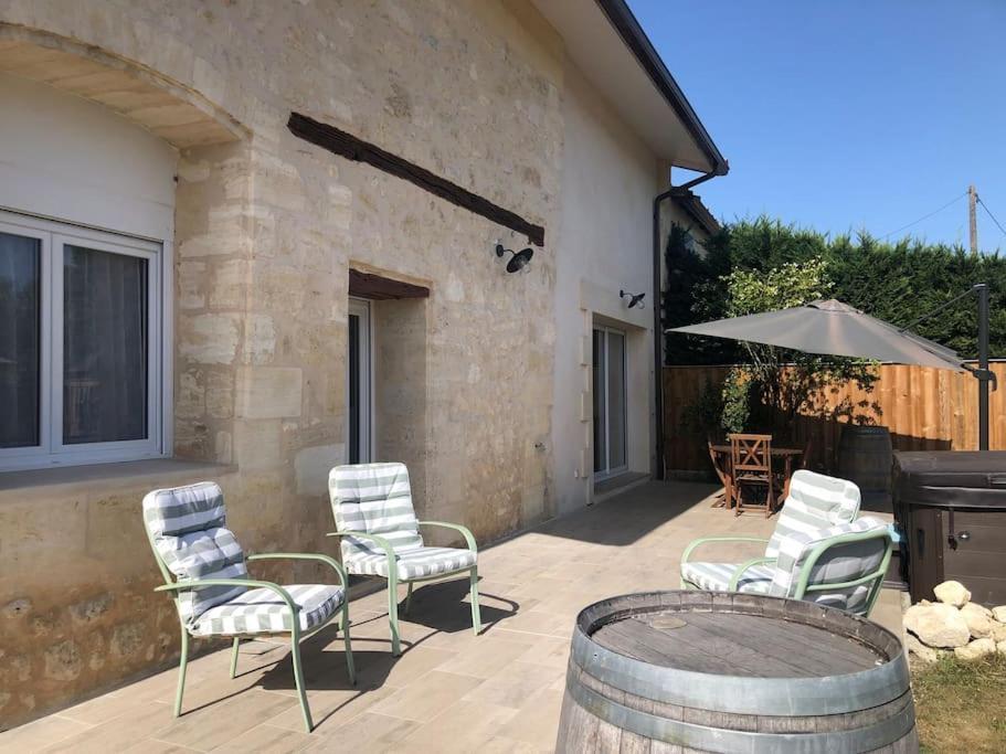 Gite Avec Spa Privatif A 500M De Margaux Soussans Extérieur photo